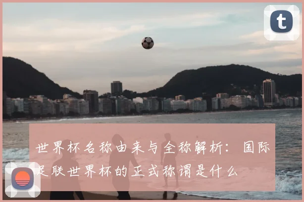 世界杯名称由来与全称解析：国际足联世界杯的正式称谓是什么
