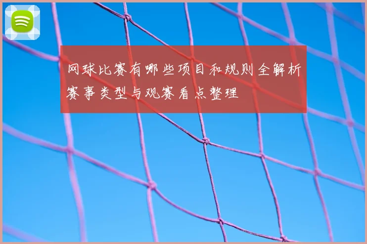 网球比赛有哪些项目和规则全解析赛事类型与观赛看点整理